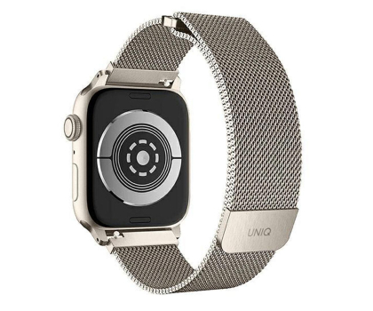 Pasek do smartwatchy Uniq Bransoleta Dante do Apple Watch starlight